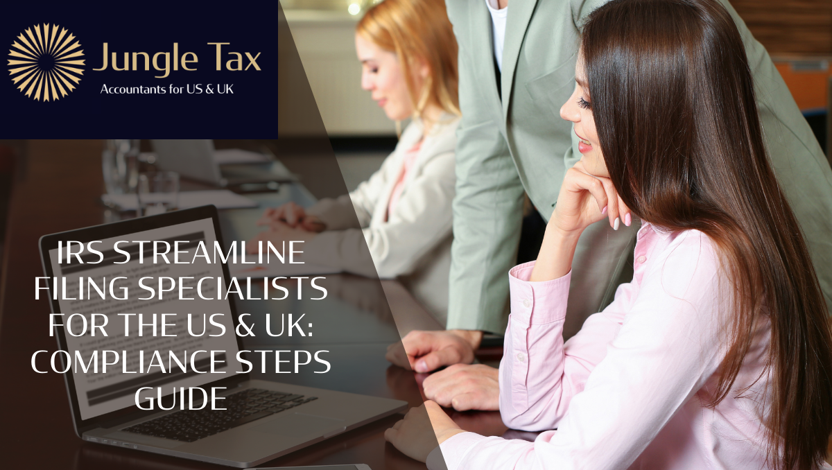 IRS Streamline filing specialists for the US and UK: Compliance Steps