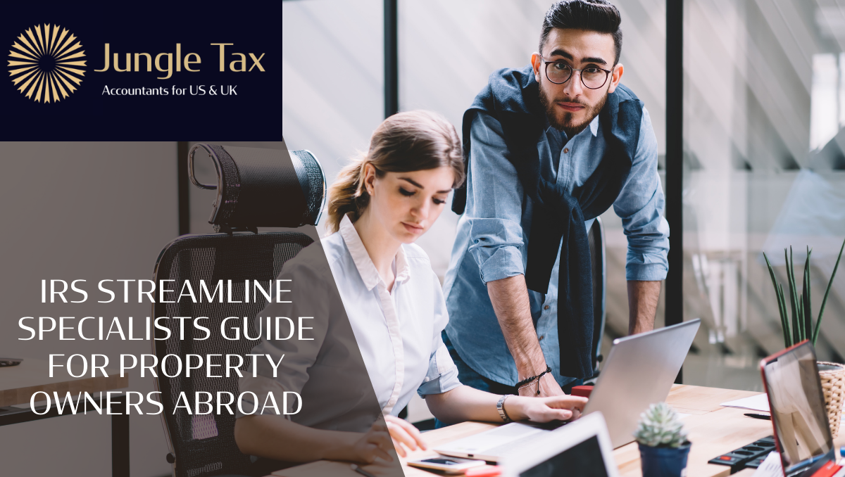 IRS Streamline Specialists Guide for Property Owners Abroad