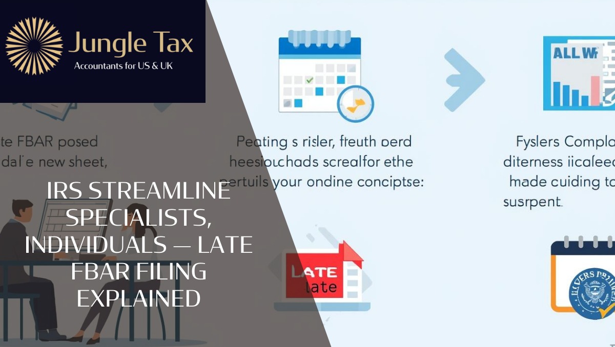 IRS Streamline Specialists Individuals — Late FBAR Filing Explained