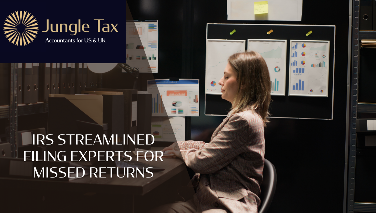 IRS streamlined filing experts for missed returns