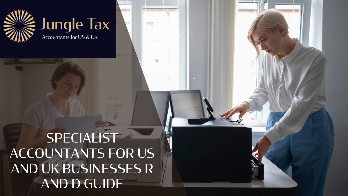 Specialist Accountants For US And UK Businesses R And D Guide