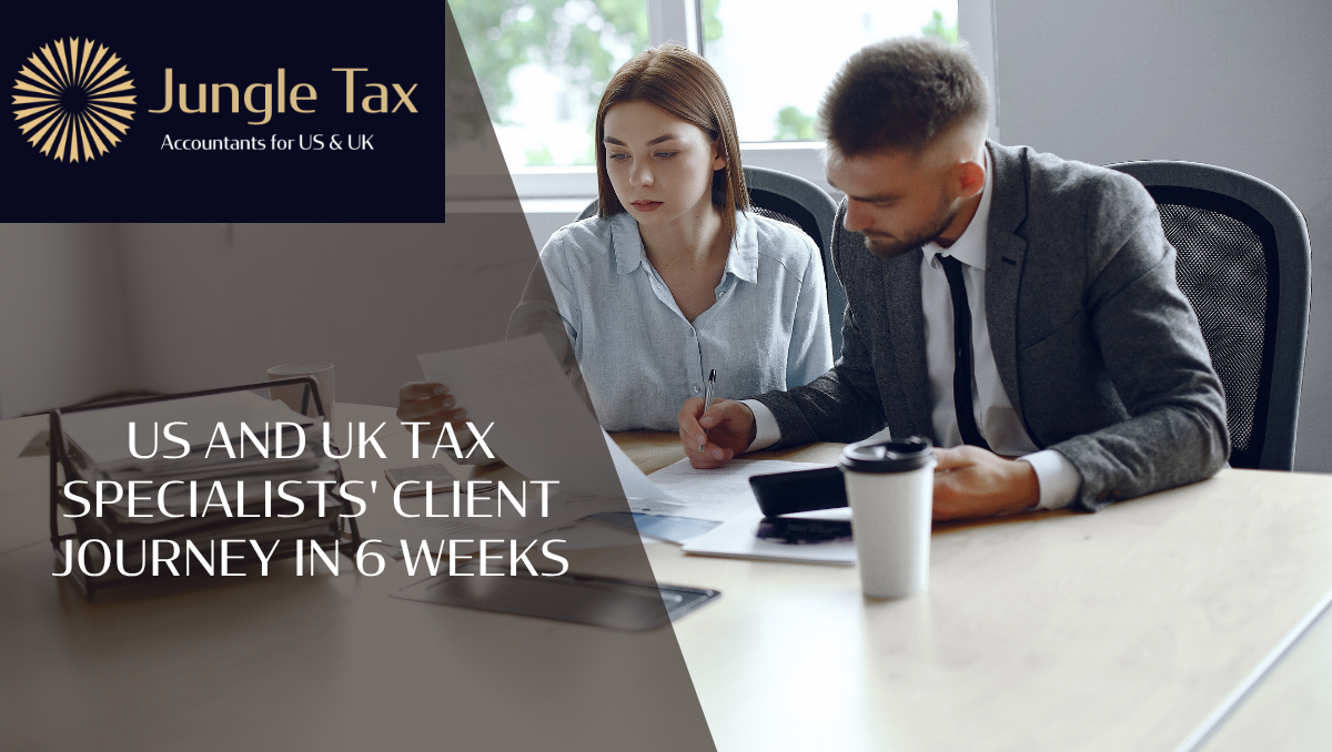US and UK tax specialists’ client journey in 6 weeks