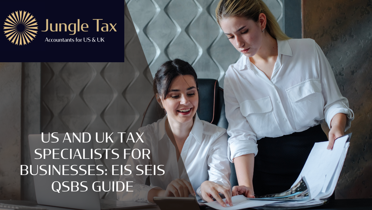 US and UK tax specialists for businesses: EIS SEIS QSBS Guide